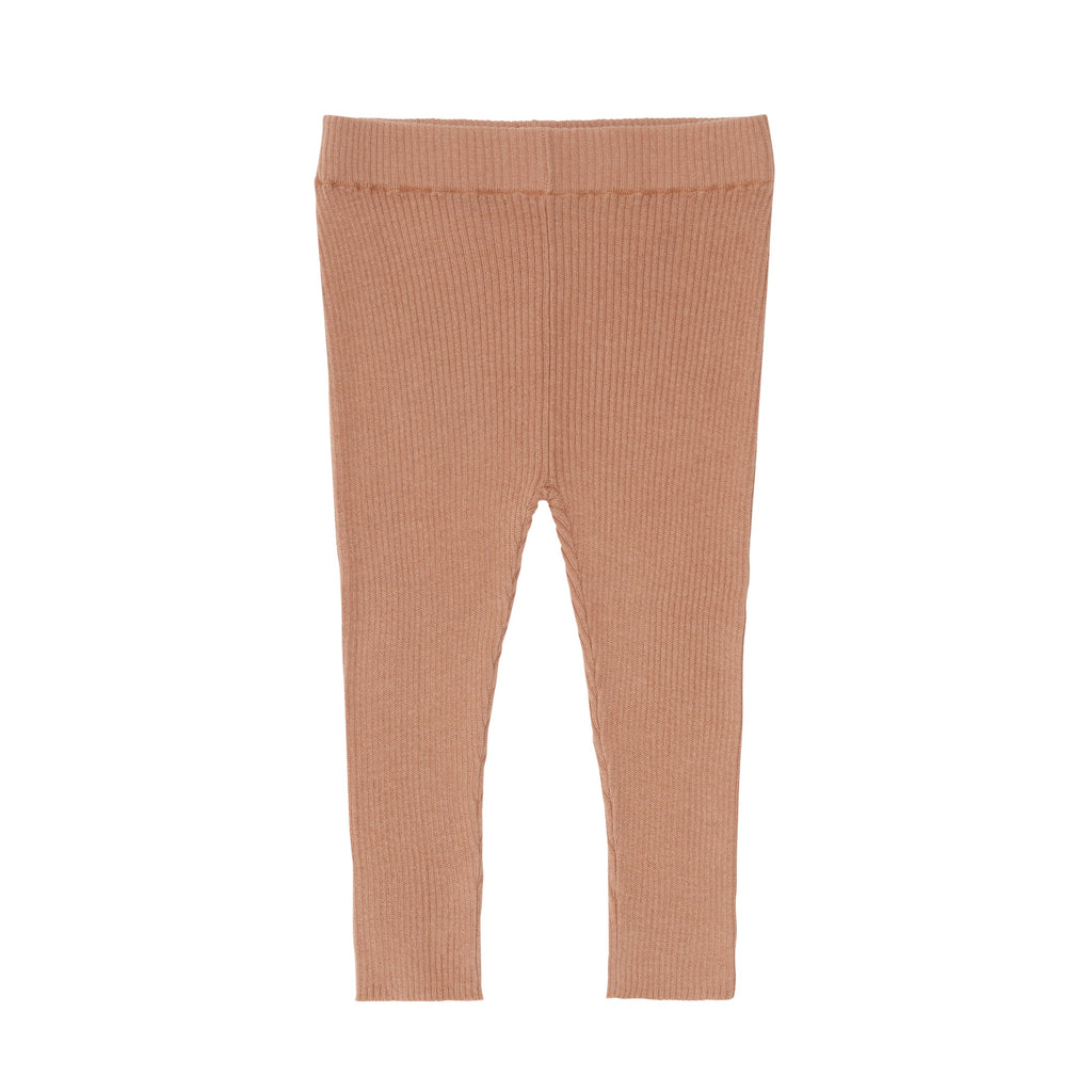 Baby Slim Rib leggings - sandstone - FUB