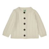 Baby structure cardigan - ecru -FUB