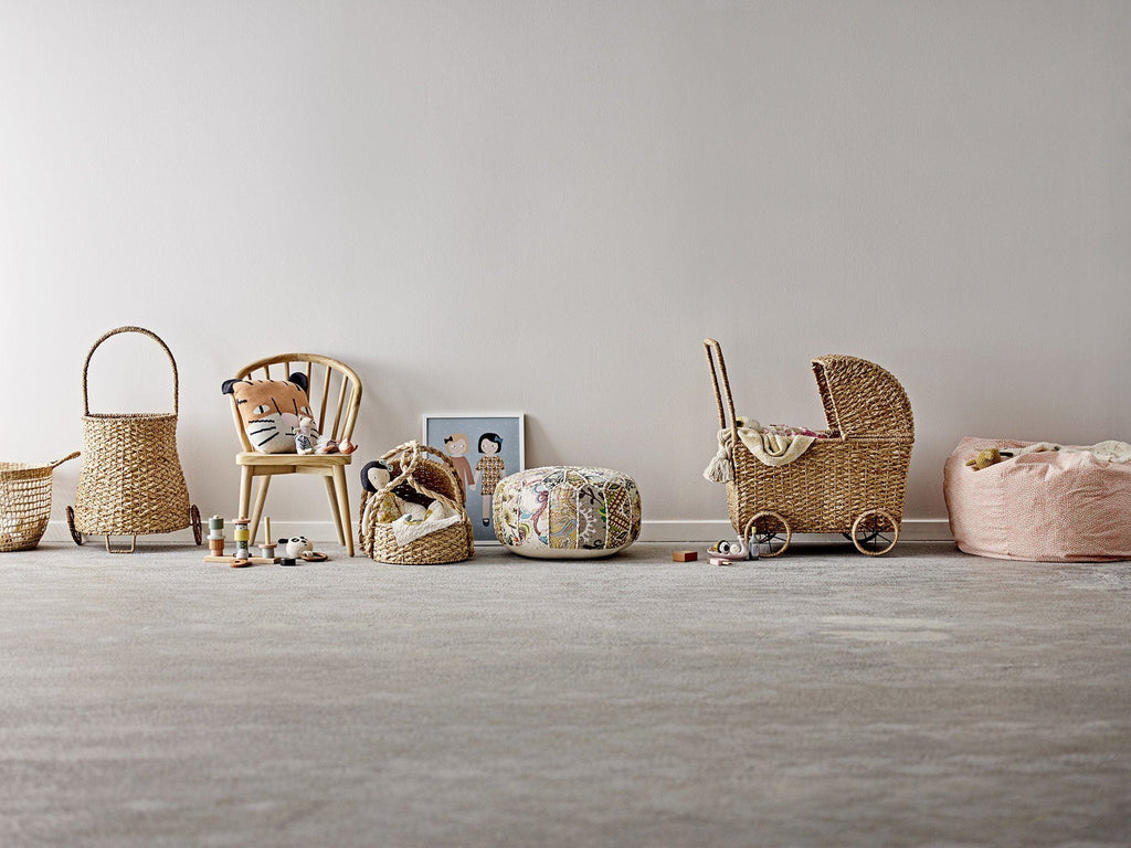 Bloomingville - Rotan poppenwagen - Pram Susan