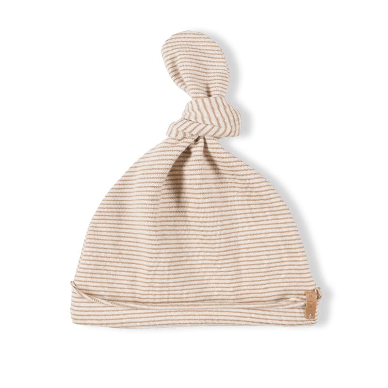 Babymuts Newbie Hat - Caramel Stripe