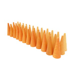 Houten mandala orange cone - Grapat