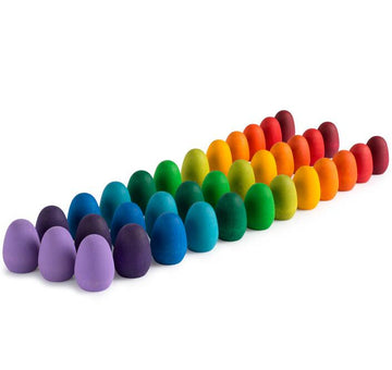 Houten mandala regenboog eggs - Grapat