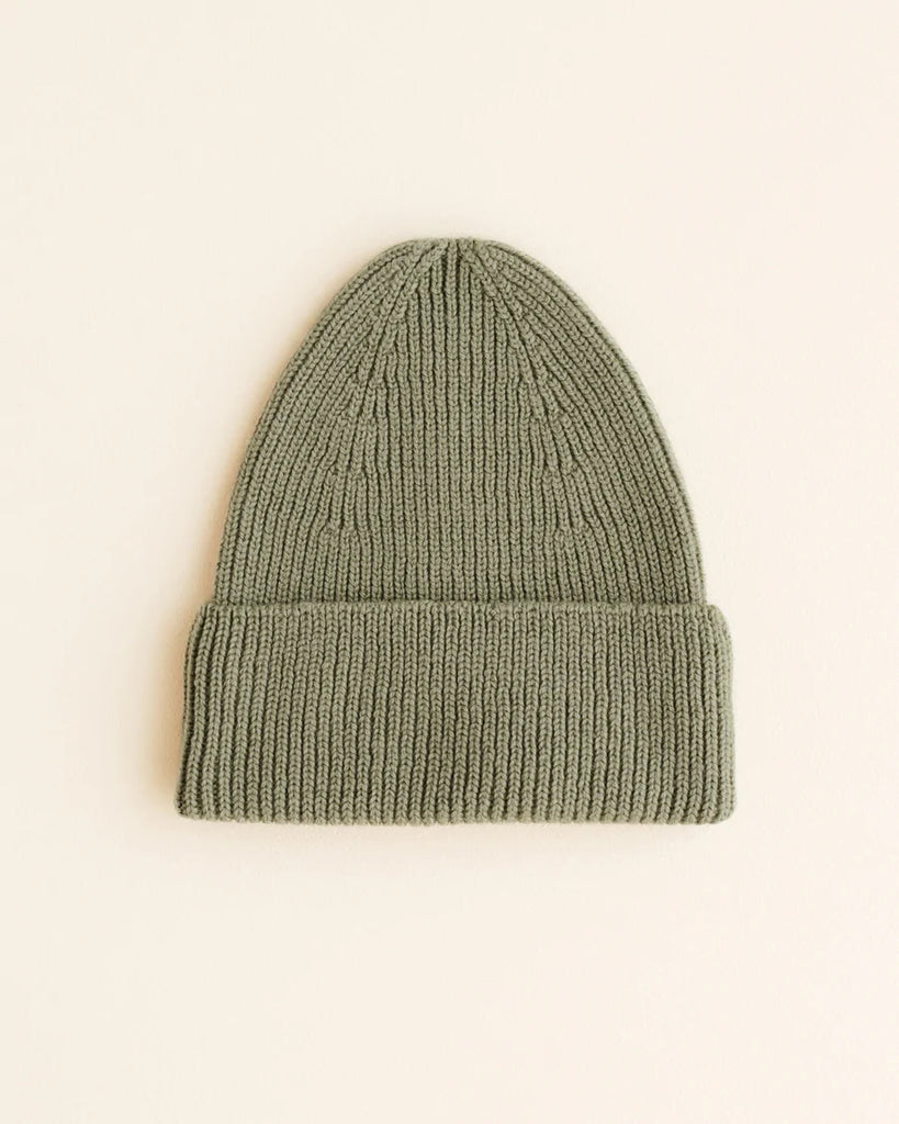 adult beanie fonzie - artichoke - hvid