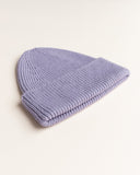 Adult beanie Fonzie - Lilac - Hvid