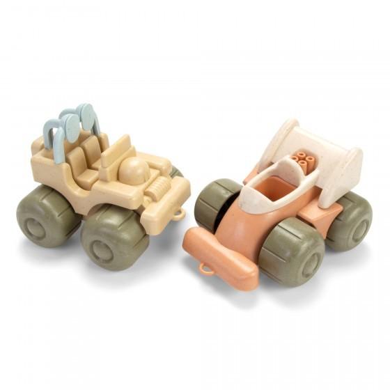 Toy race car and jeep BIOplastic sugarcane - set of 2 - Dantoy