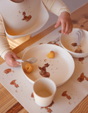 Lot de 2 bavoirs en silicone - Lemon/Almond - Konges Slojd