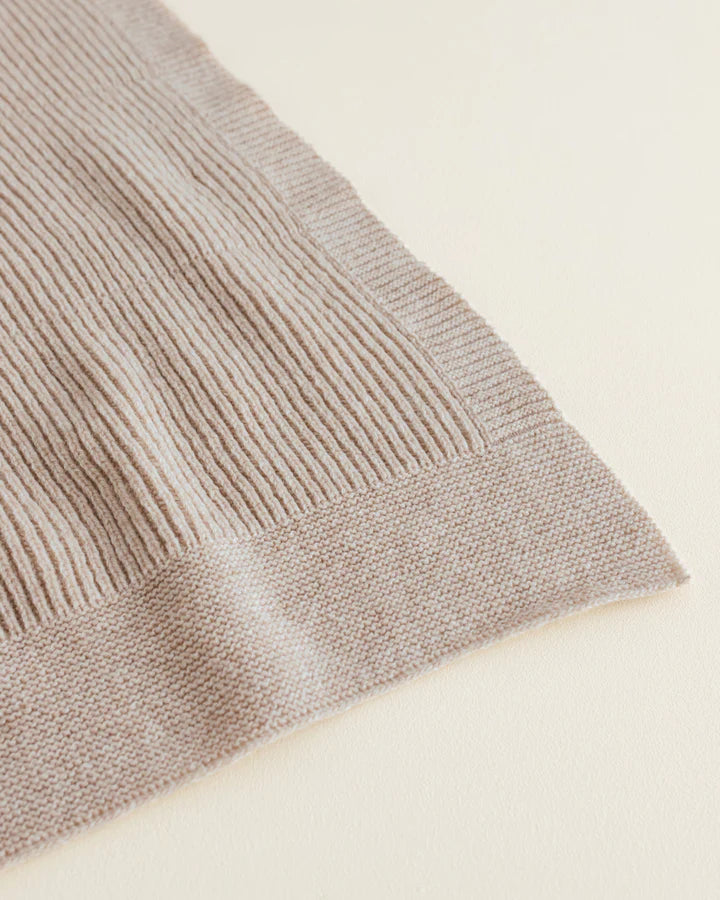 Deken Gaston - Beige - Hvid