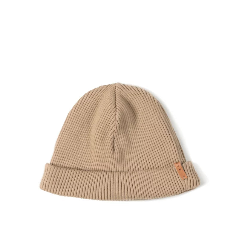 Bonnet côtelé 0-3m - Biscuit - Nixnut