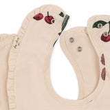 2-pack frill bib - Ma grande cerise - Konges Slojd