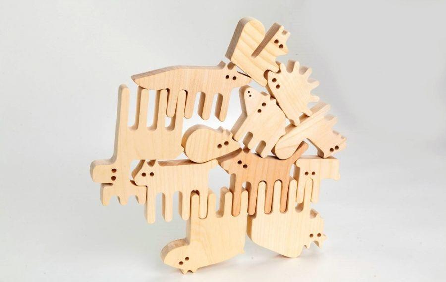 Houten balanceerspel Forest Animals - Lislis Toys
