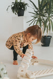 Wooden balance beam - Balance Beam TipiToo mini - Ivory white - Ette Tete