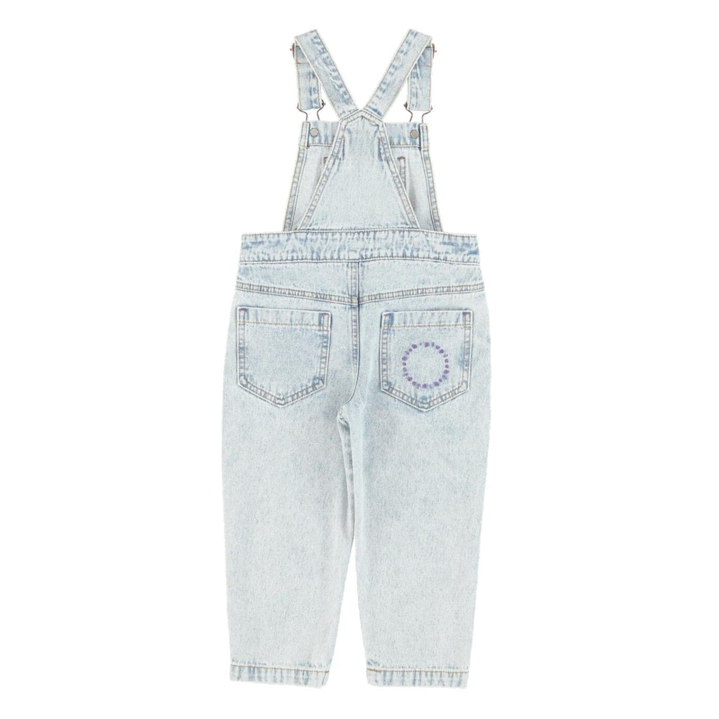 Tuinbroek - washed blue denim