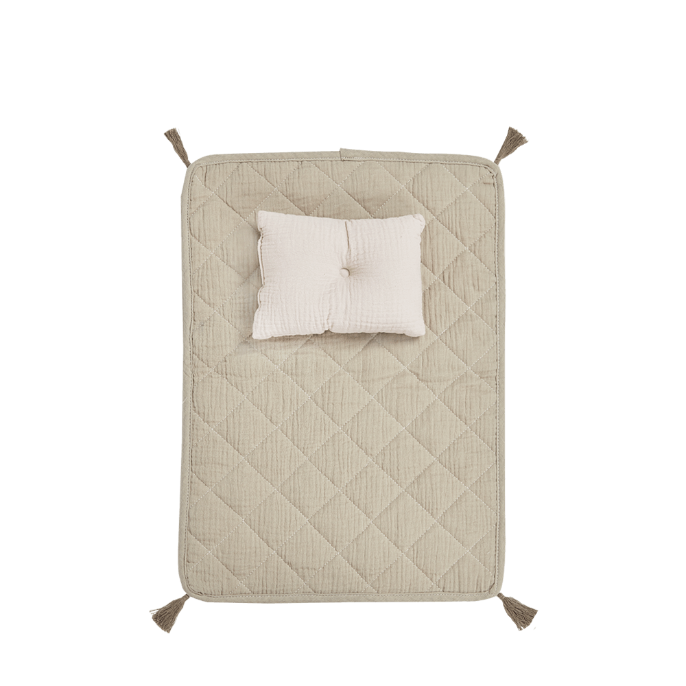 Organic cotton strolley bedset - Seafoam - Olli Ella
