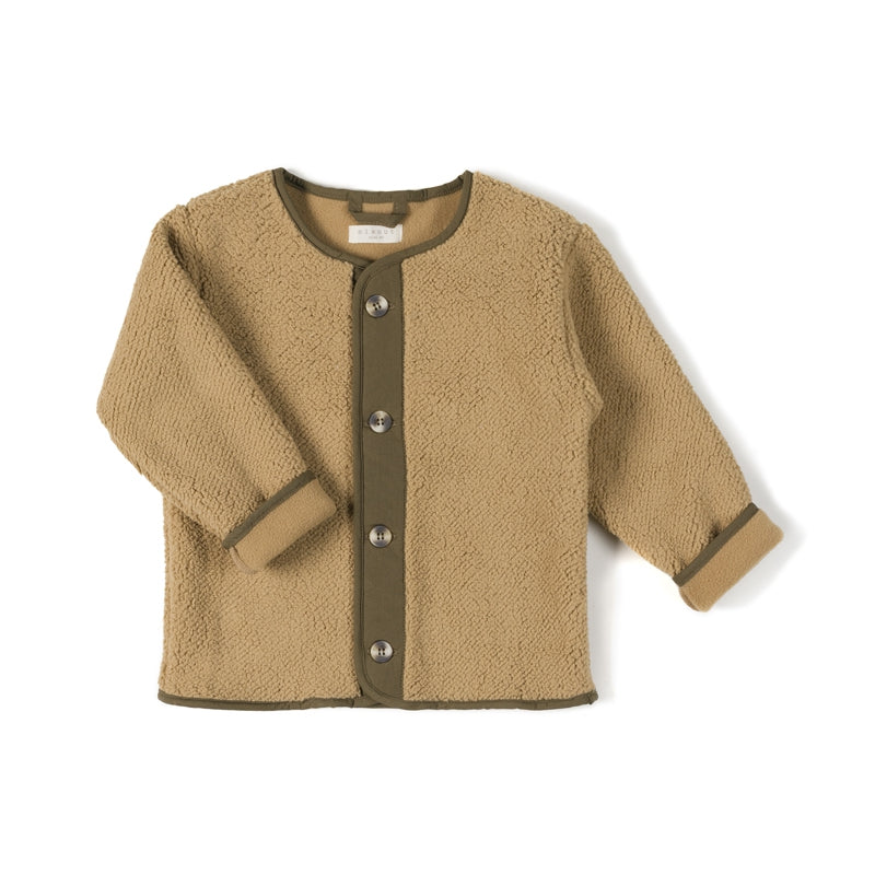 Teddy vest - Camel - Nixnut