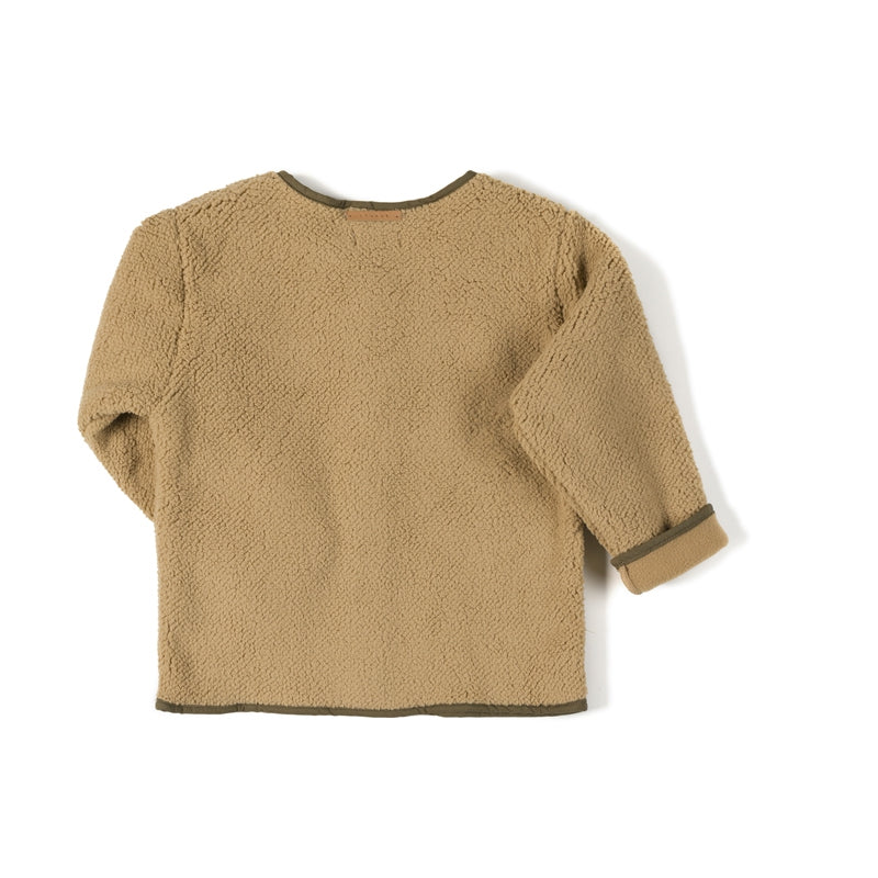 Teddy vest - Camel - Nixnut