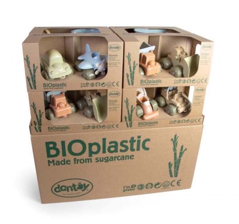 Dantoy - Speelgoed voertuigen BIOplastic sugarcane (3 variaties) - set van 2