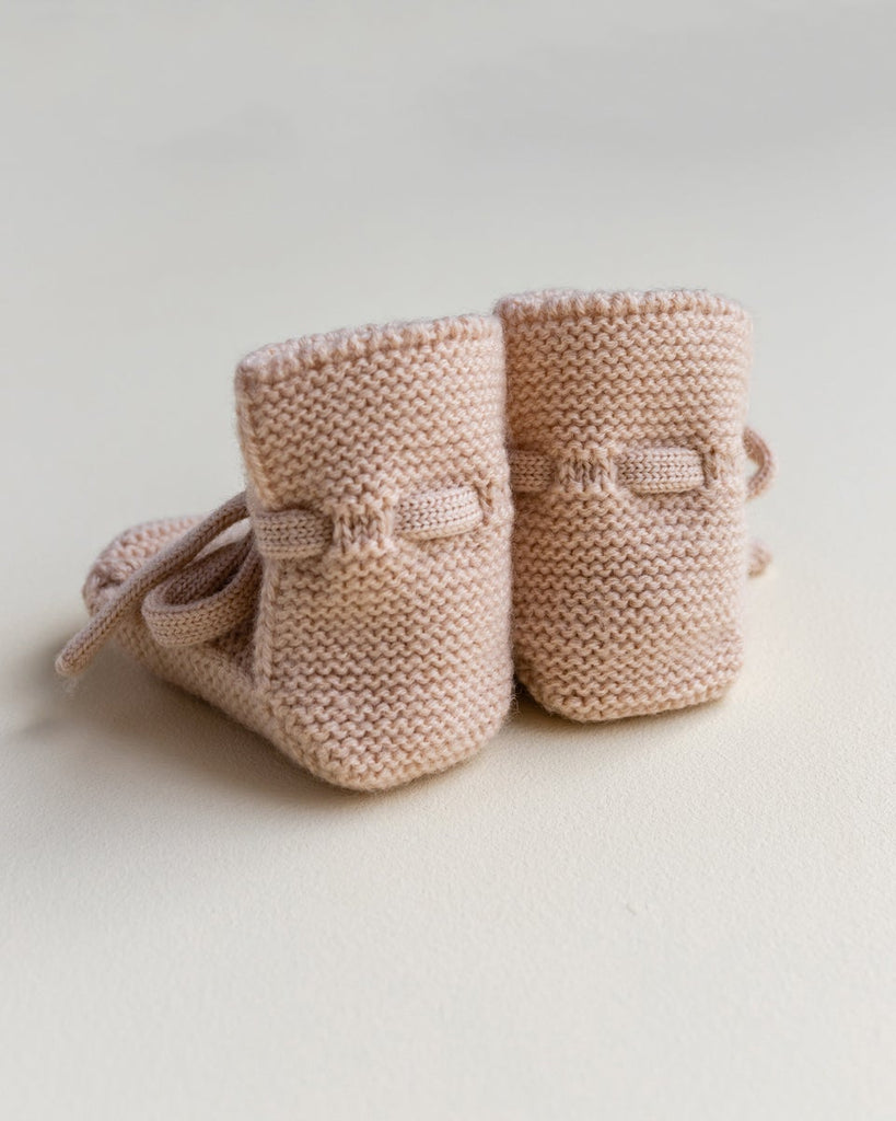 Booties - Apricot - Hvid