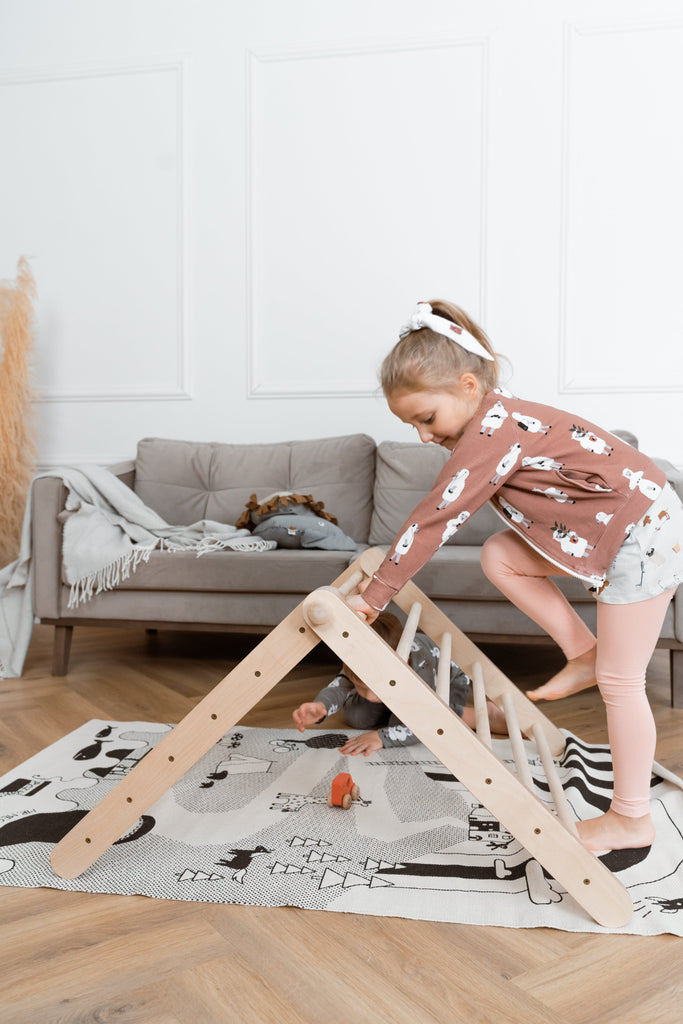 houten pikler 2 elementen - triangle klimrek zonder glijbaan - Sipitri - Ette Tete