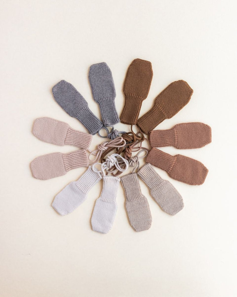 Moufles Fiza - Moufles Apricot - Hvid