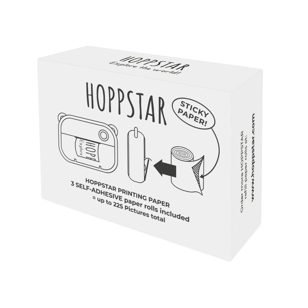 Refill 3 rolletjes stickerpapier voor de Artist camera - Hoppstar