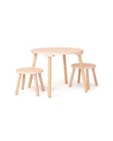 Stoel en tafel set - abrikoos