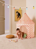 Speeltent - Check Apricot - Kid's Concept