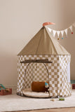 Speeltent - Check Khaki - Kid's Concept