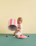 Poef cylinder met opslagruimte - Pink - Kid's Concept