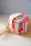 Poef cylinder met opslagruimte - Pink - Kid's Concept