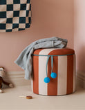 Poef cylinder met opslagruimte - Brown - Kid's Concept