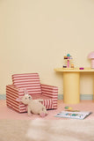 Opvouwbare fauteuil - Stripe Clay Pink - Kid's Concept