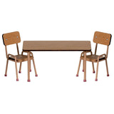 Tafel- en stoelenset voor muizen