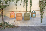 Square backpack - Little One & Me - Small - Olive - Lässig