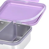 Lunchbox stainless steel - Little Gang - Heart Lilac - Lässig