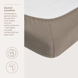 Hoeslaken jersey - Dark Taupe