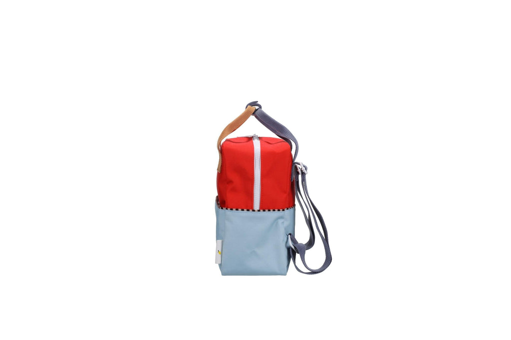 Rugzak small - Wonders Red hat + Zissou blue