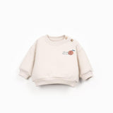 Fleece sweater met print - Sketches