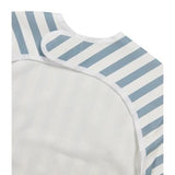 Mouwslab - Fat Stripe Jeans Blue - Meyco