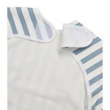 Mouwslab - Fat Stripe Jeans Blue - Meyco