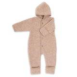 Wollen onesie - Sand Mélange