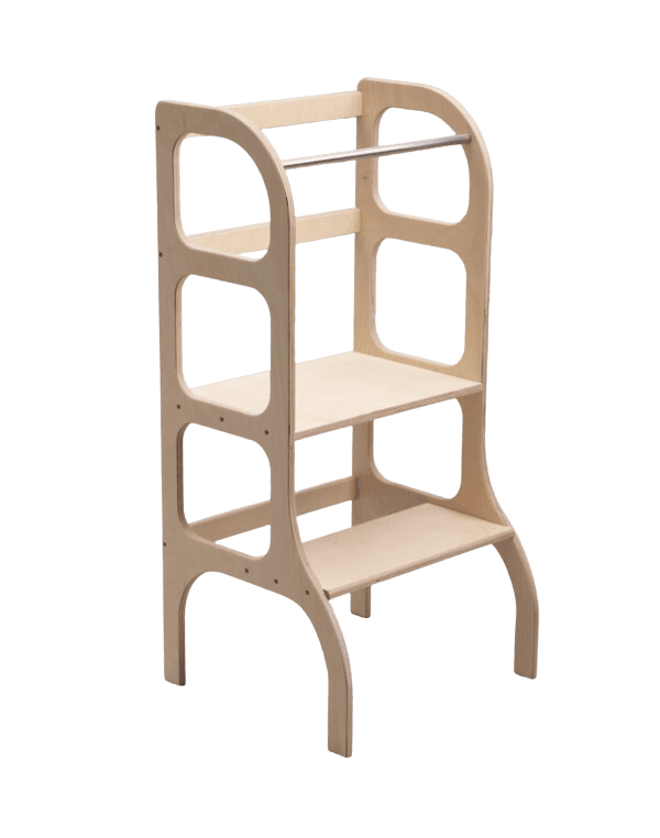 Wooden learning tower Step up! - Natural - Ette Tete