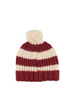 Muts - Bordeaux & Light pink stripes