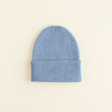 Beanie Fonzie Newborn - Light blue - Hvid