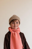 Beanie Fonzie Kids - Sand - Hvid