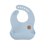 Siliconen slabbetje - Happy Rascals Smile Sky Blue
