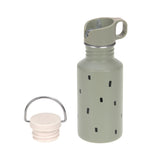 Drinkfles stainless steel - Happy Prints - Light Olive