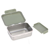 Lunchbox stainless steel - Happy Prints - Light Olive