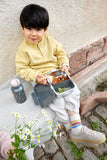 Lunchbox stainless steel - Happy Prints - Midnight Blue