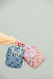 Mini Square rugzak Pattern Party - Roze