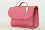 Lederen kleutertas met magneetsluiting - Antique Pink